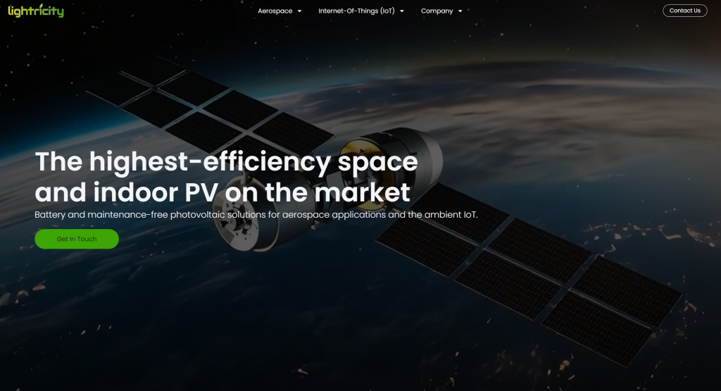 Lightricity website redesign